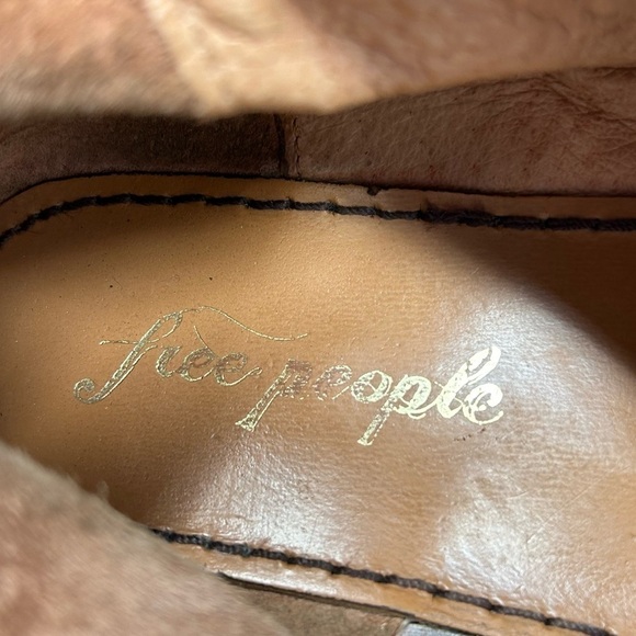 Free People Women's Mont Blanc Open Toe Cutout Sandal, Tan Leather Size EU 38.5 - Picture 12 of 13